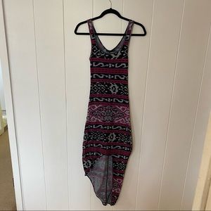 Indah Borneo Magenta tank dress